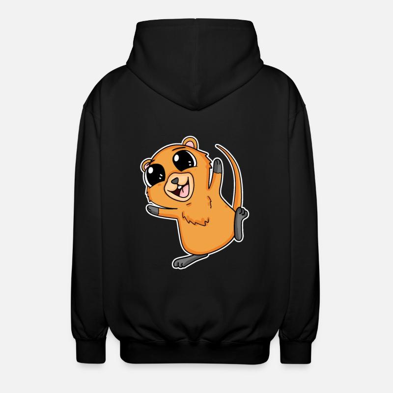 Quokka - Veste à capuche unisexe - noir