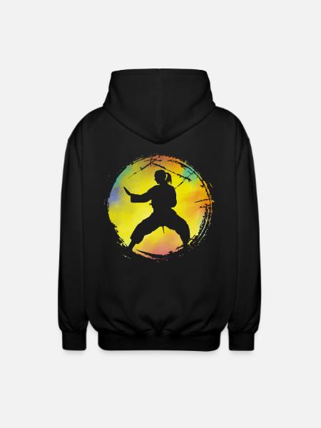 Wing Chun - Unisex Hooded Jacket - black