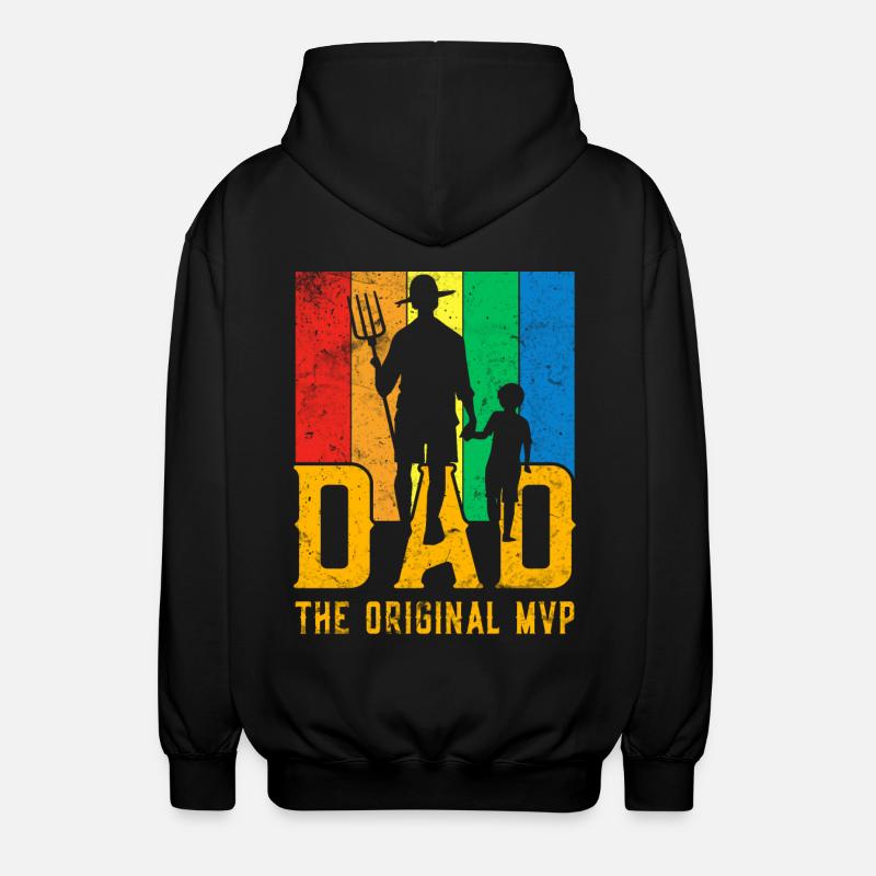 Papa das Original - Unisex Kapuzenjacke - Schwarz