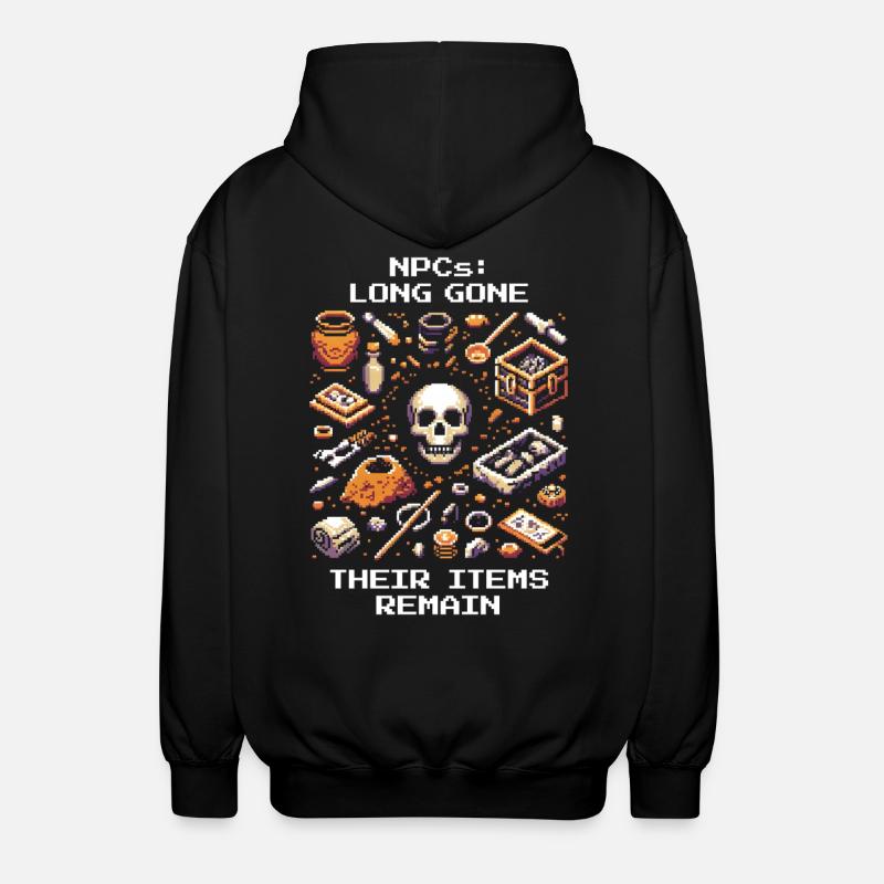 Cultures disparues | Artéfacts archéologiques - Veste à capuche unisexe - noir