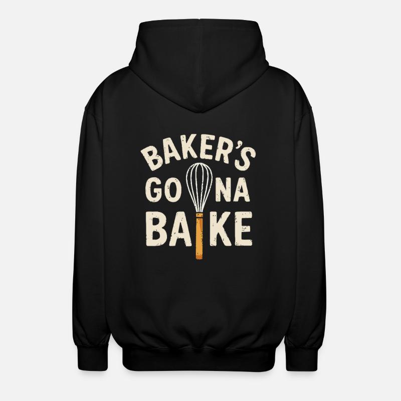 Backhelden in action - Unisex Hooded Jacket - black