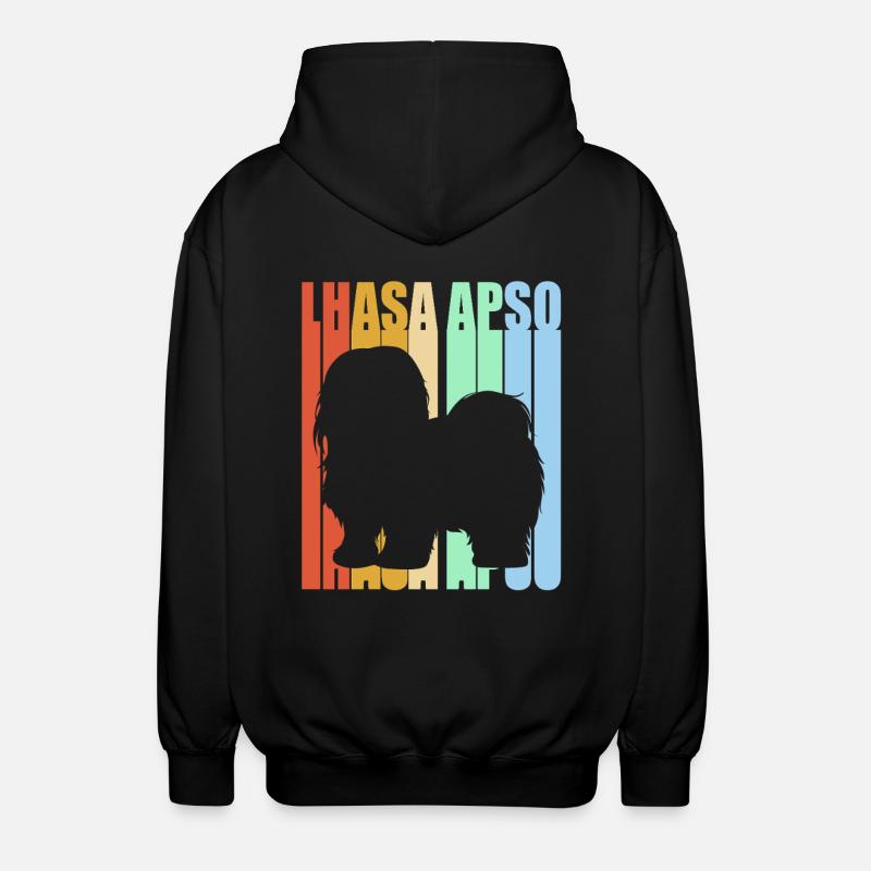 Lhasa Apso - Unisex Hooded Jacket - black