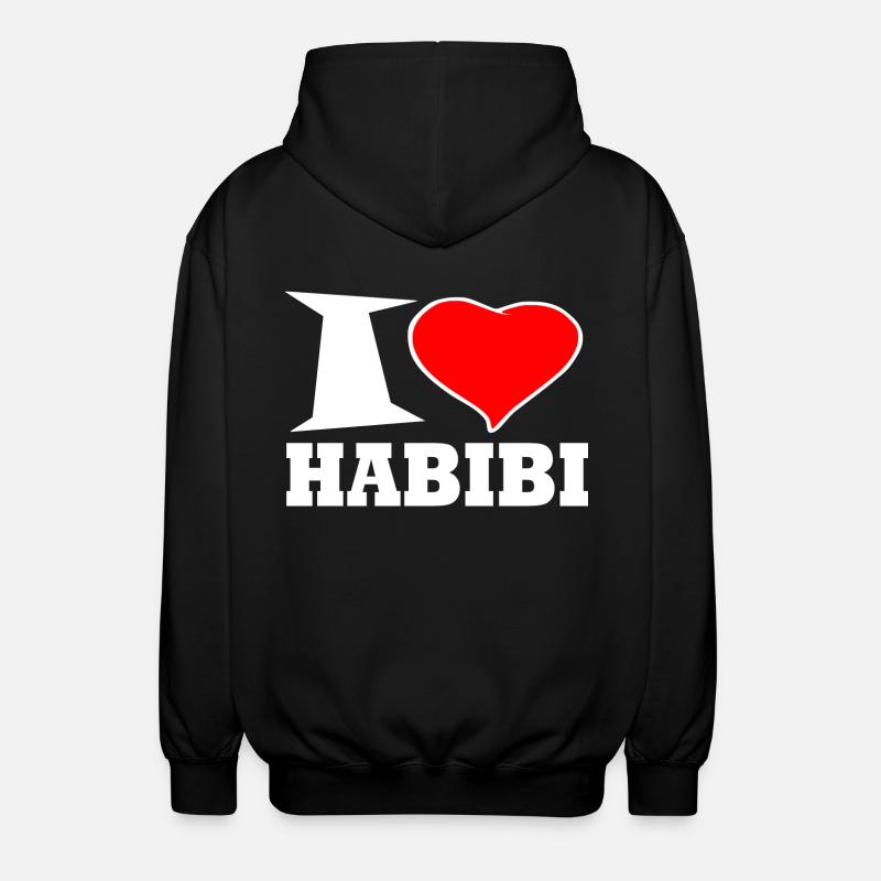 Habibi - Unisex Kapuzenjacke - Schwarz