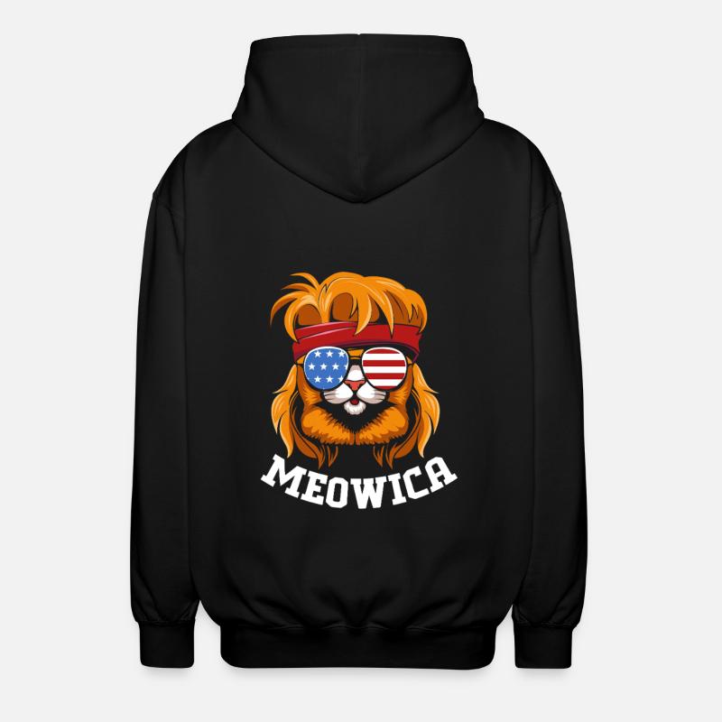 coupe de cheveux mulet - Veste à capuche unisexe - noir