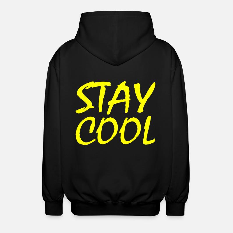 Stay cool - Veste à capuche unisexe - noir