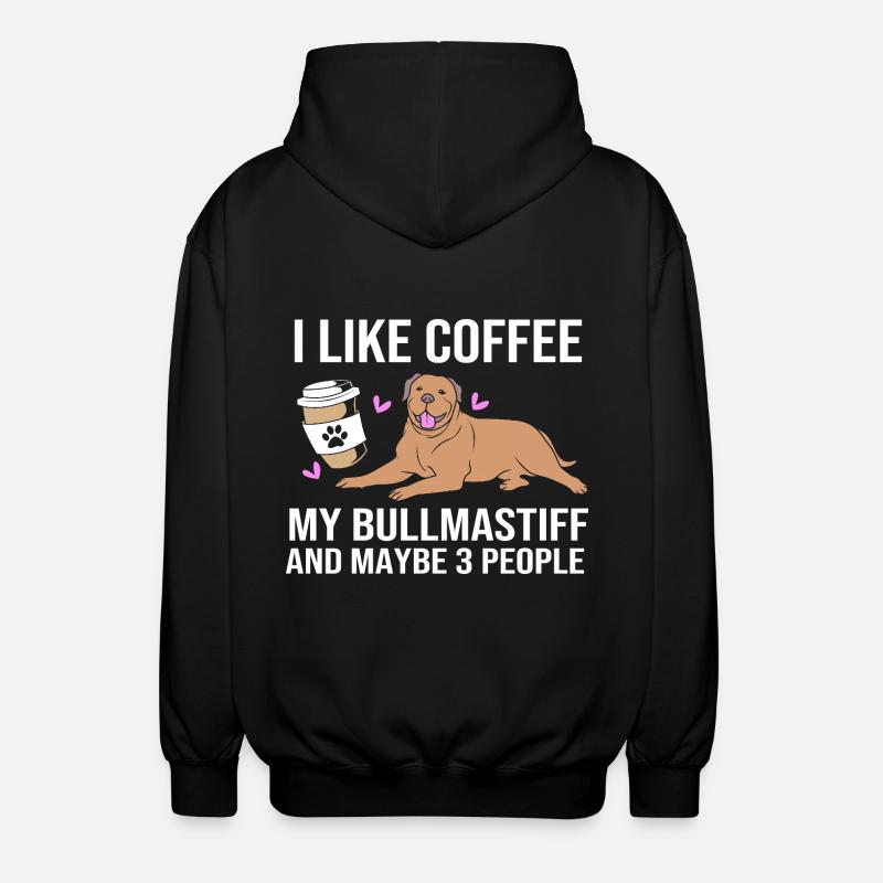 Bullmastiff - Unisex Kapuzenjacke - Schwarz