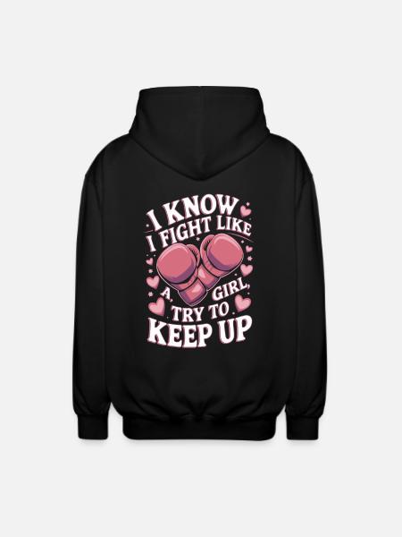 Boxe Femmes Boxe féminine - Veste à capuche unisexe - noir