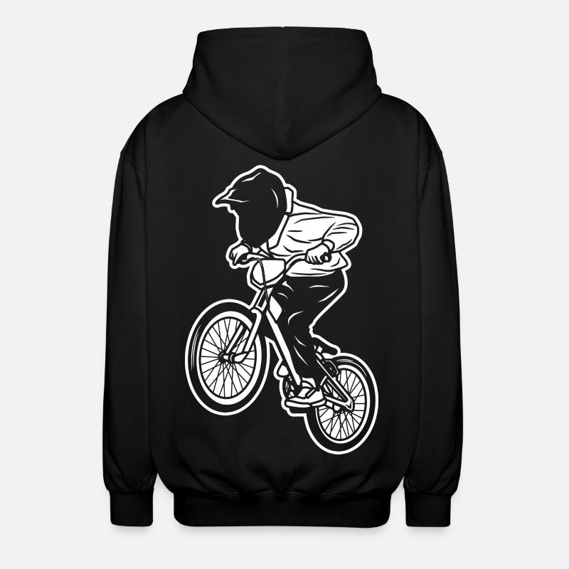 BMX Kind - Unisex Kapuzenjacke - Schwarz