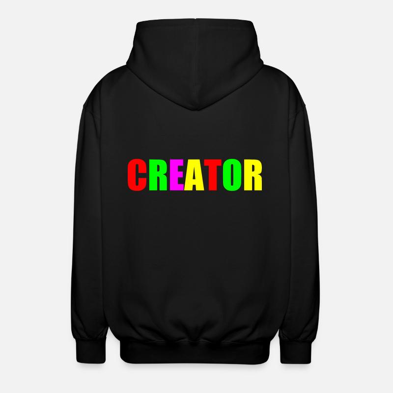 Creator - Unisex Kapuzenjacke - Schwarz