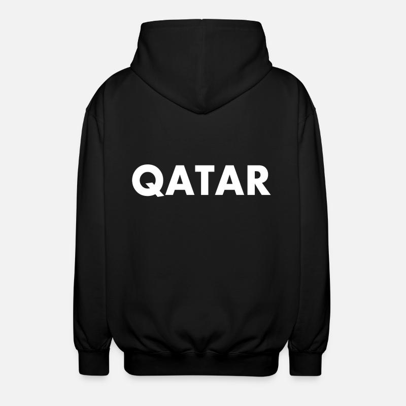 Qatar - Veste à capuche unisexe - noir