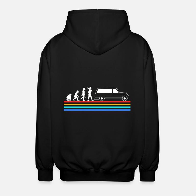Bestattung Bestatter Evolution - Unisex Kapuzenjacke - Schwarz