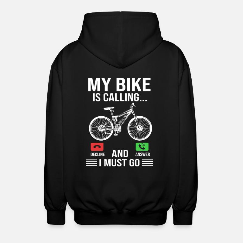 E-Bike EBike E Bike - Veste à capuche unisexe - noir