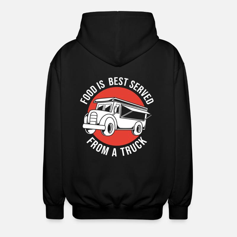 Camion de restauration de snacks - Veste à capuche unisexe - noir