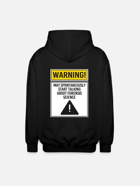 Forensik Forensiker Rechtsmedizin - Unisex Kapuzenjacke - Schwarz