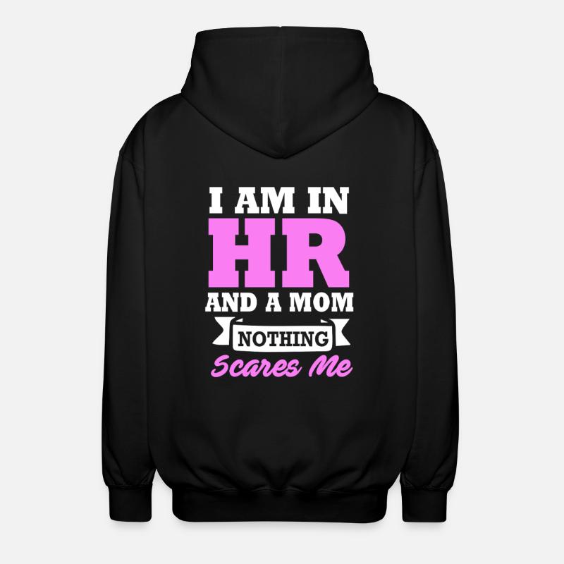 HR Manager - Unisex Kapuzenjacke - Schwarz