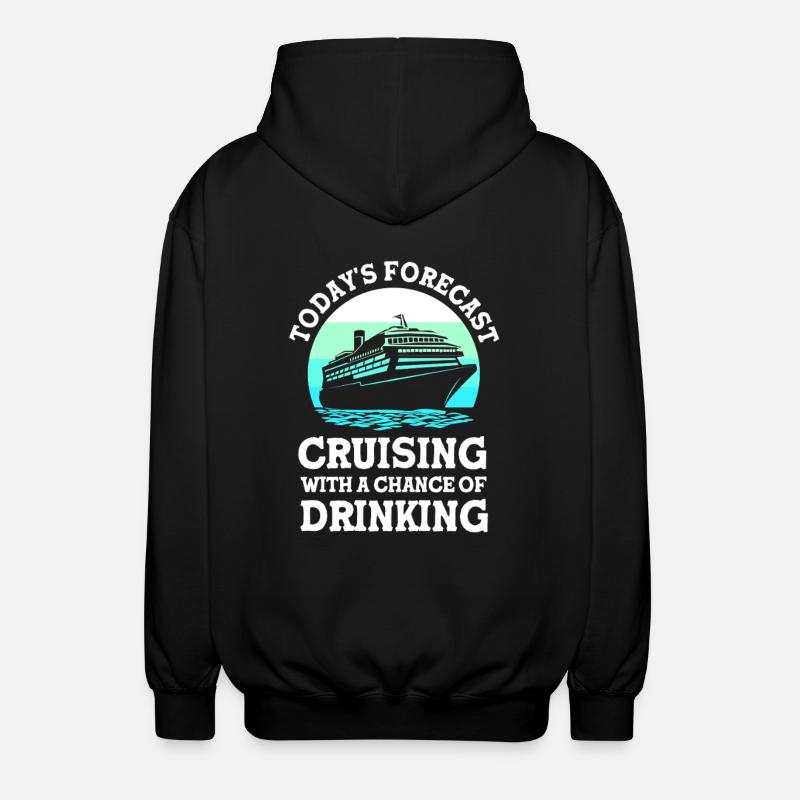 Bateau de croisière - Veste à capuche unisexe - noir
