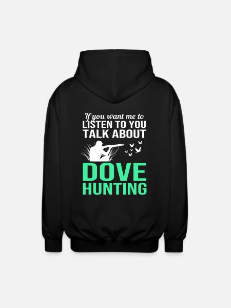 Pigeon Hunt Hunting Hunters - Unisex Hooded Jacket - black