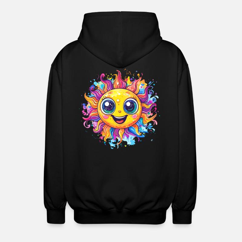 Soleil éclatant - Veste à capuche unisexe - noir