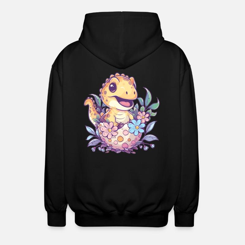 Dino de l’œuf - Veste à capuche unisexe - noir