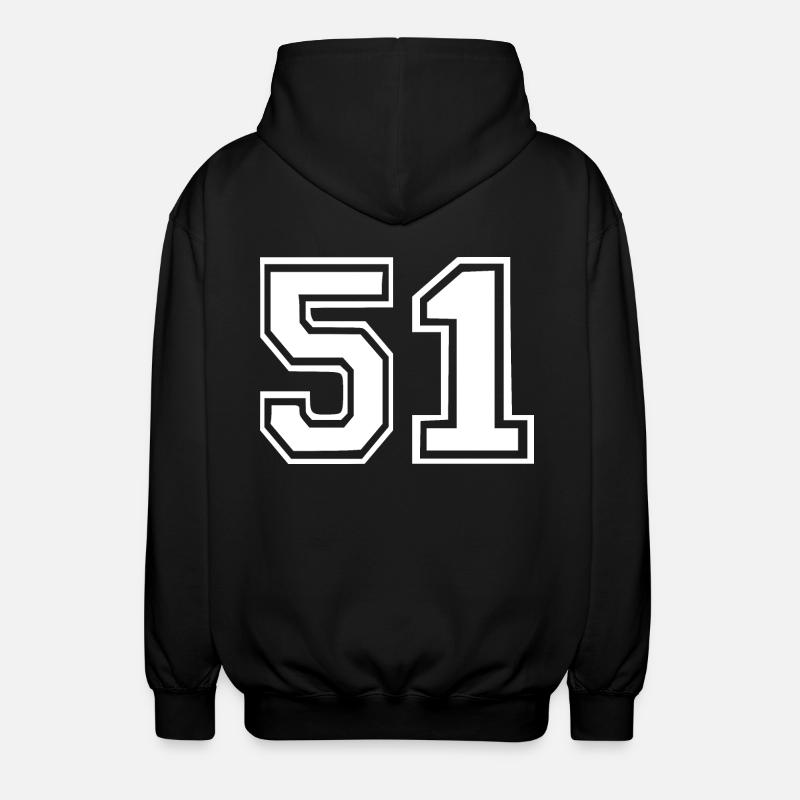 51 - Unisex Kapuzenjacke - Schwarz