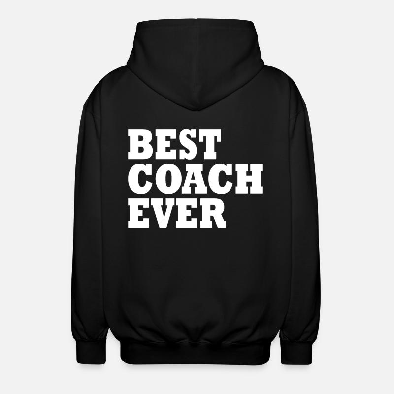 Best coach ever - Veste à capuche unisexe - noir