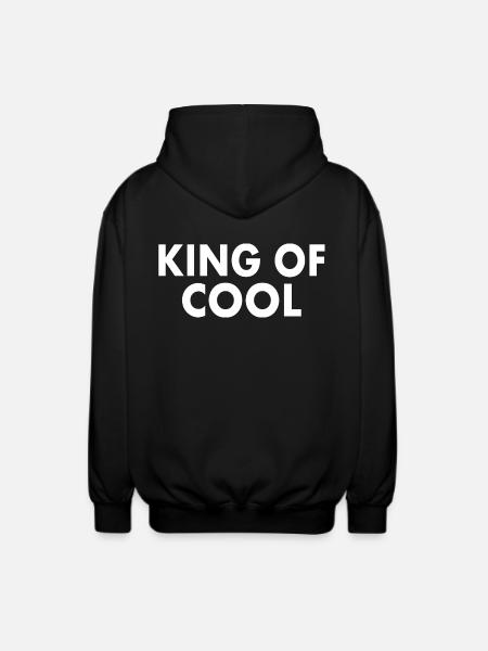 King of cool - Unisex Hooded Jacket - black