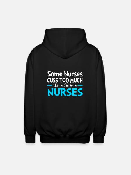 Nurse Hospital Nursing Gift - Unisex Hooded Jacket - black