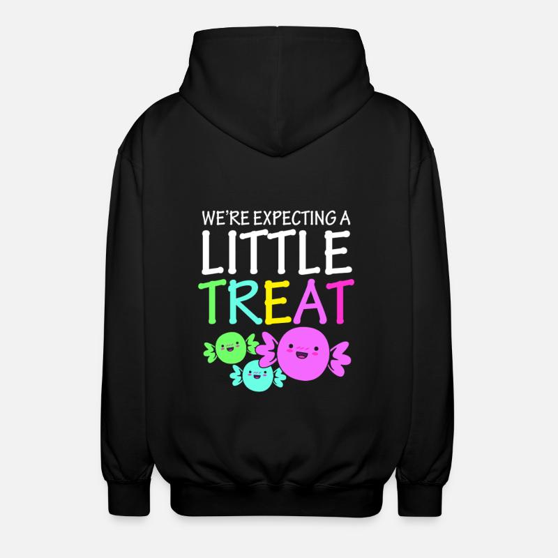 Gender Reveal Halloween Werdende Mutter - Unisex Kapuzenjacke - Schwarz