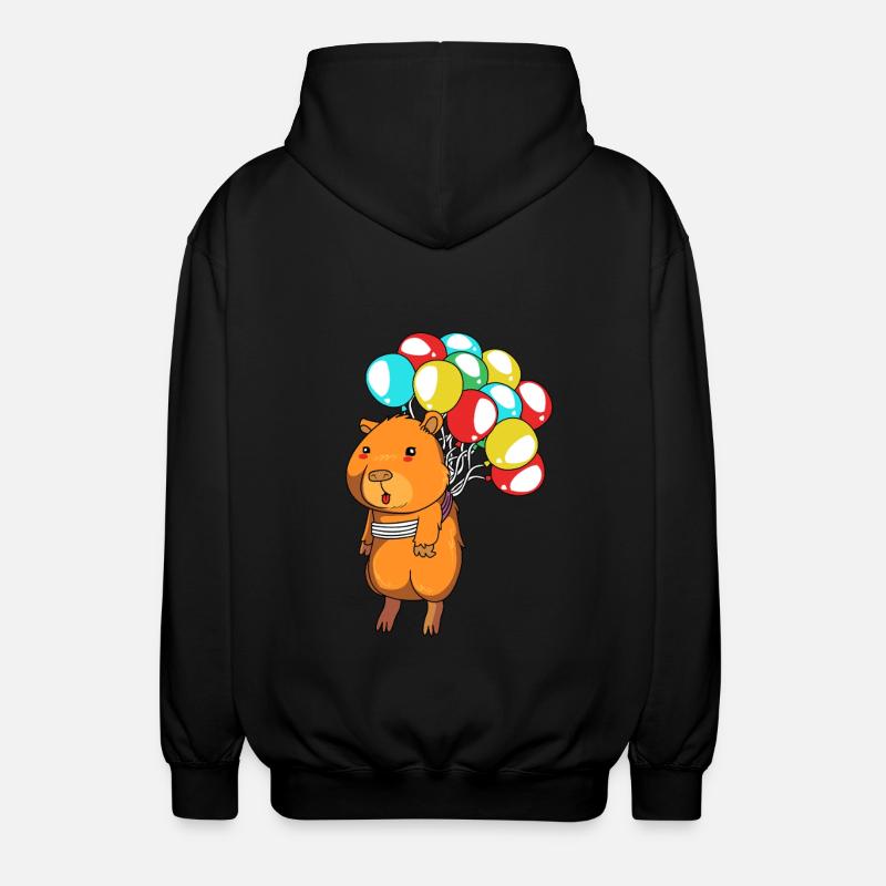 Capybara Capibara - Veste à capuche unisexe - noir