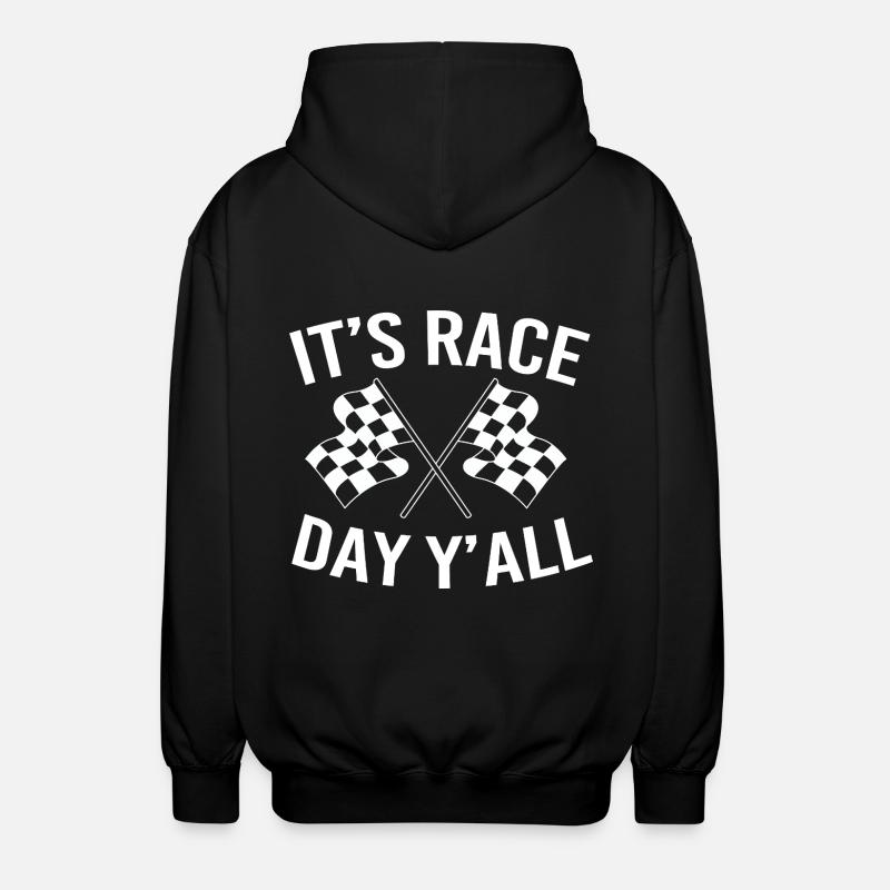 Course de dragsters - Veste à capuche unisexe - noir