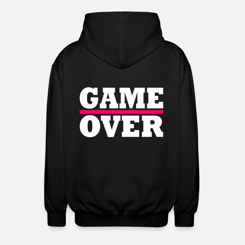 Game over - Veste à capuche unisexe - noir