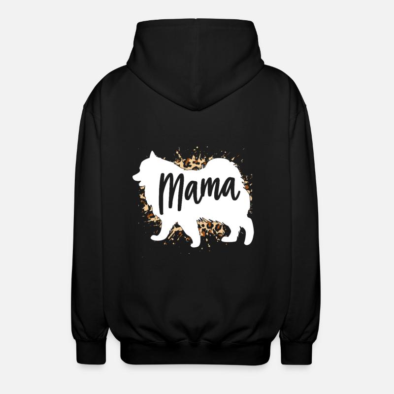 Samojede - Unisex Kapuzenjacke - Schwarz