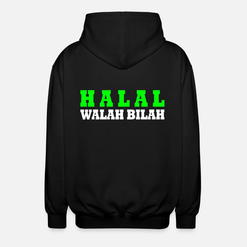 Halal - Unisex Kapuzenjacke - Schwarz
