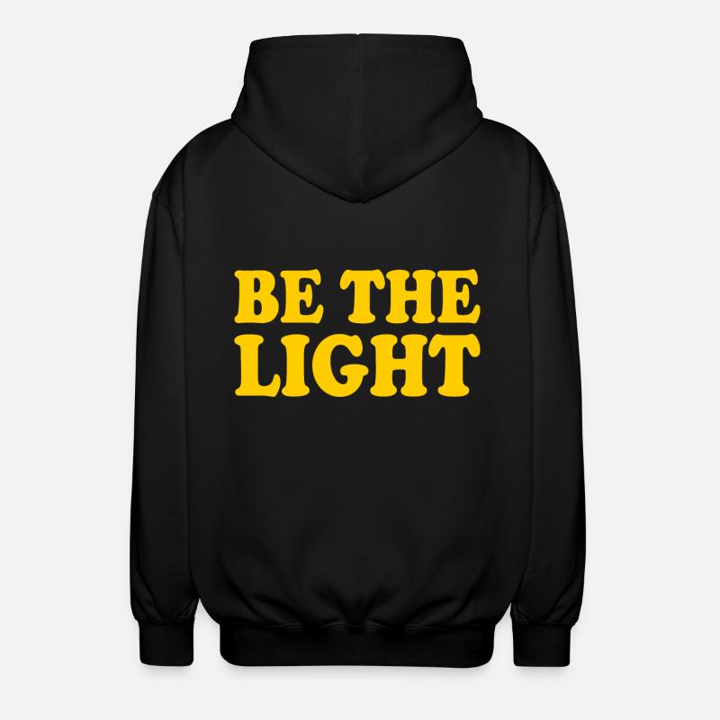 Be the light - Veste à capuche unisexe - noir