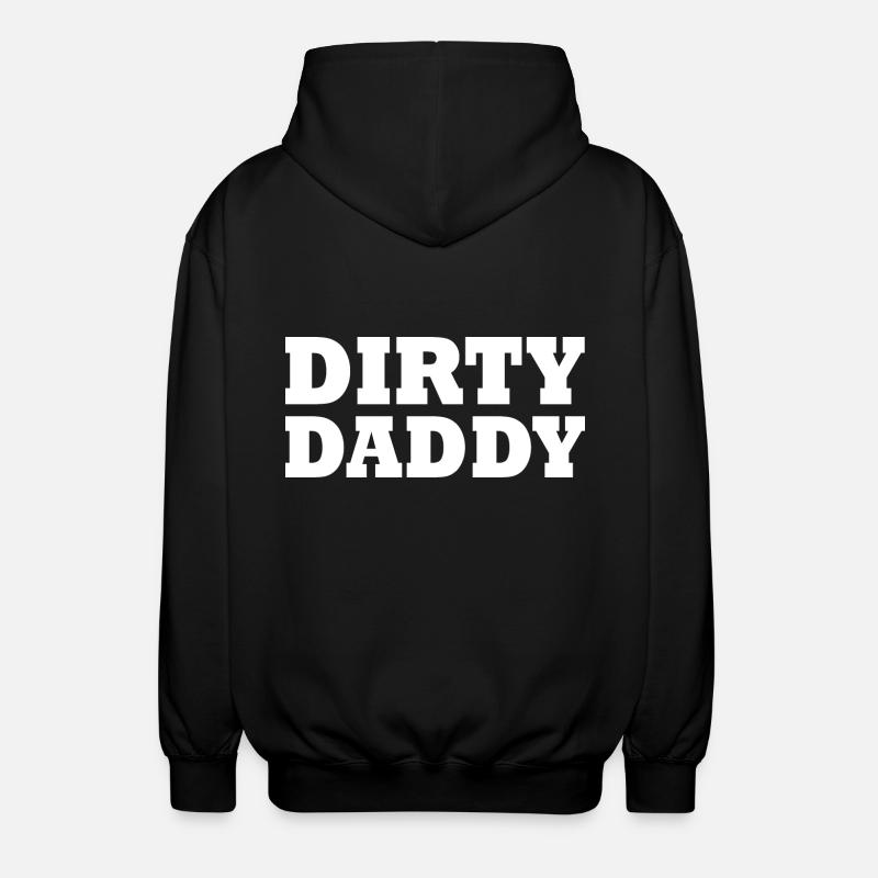 Dirty daddy - Unisex Hooded Jacket - black