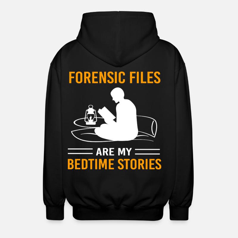 True Crime Krimi - Unisex Kapuzenjacke - Schwarz