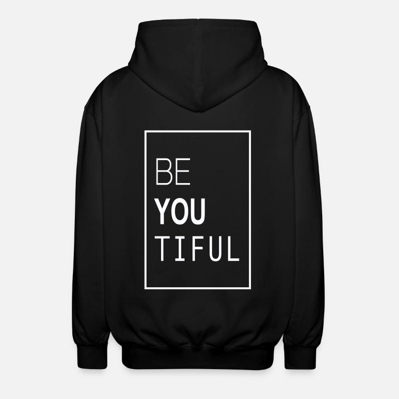 Cooles Tshirt - Unisex Kapuzenjacke - Schwarz
