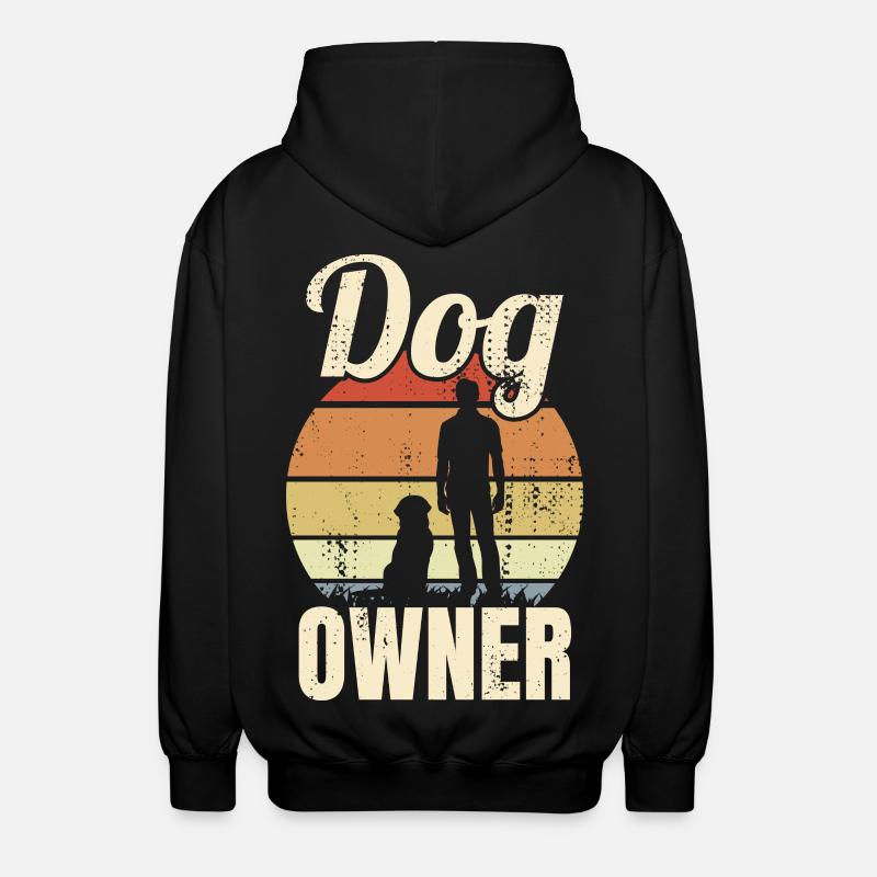 Hundehalter - Unisex Kapuzenjacke - Schwarz