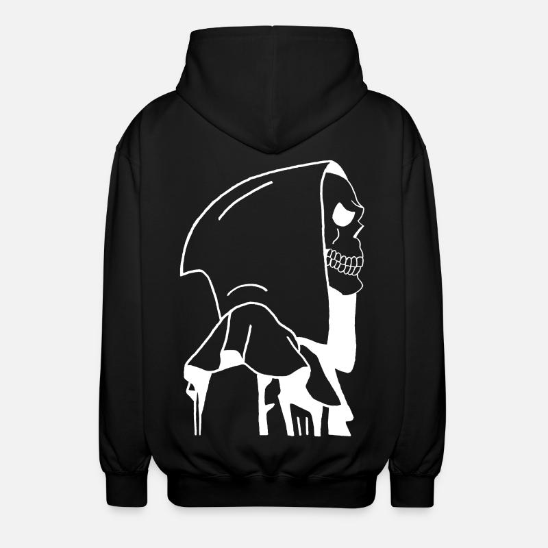 La mort de profil - Veste à capuche unisexe - noir