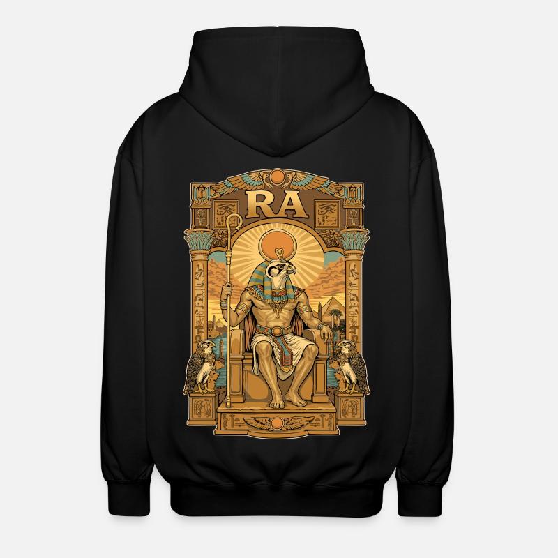 RA Throne - Unisex Hooded Jacket - black