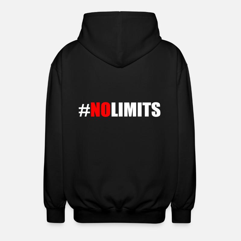No limits - Veste à capuche unisexe - noir