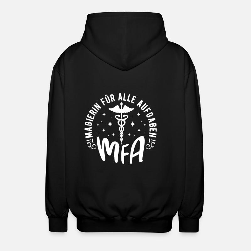 Assistant médical magicien MFA - Veste à capuche unisexe - noir