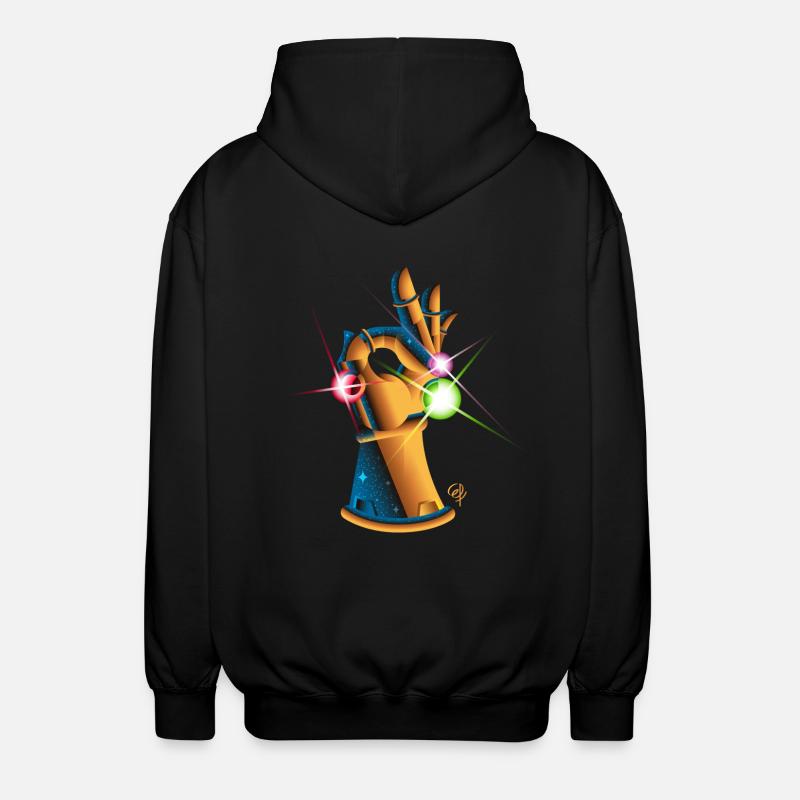 Jeu de Gauntlet à l'infini - Veste à capuche unisexe - noir