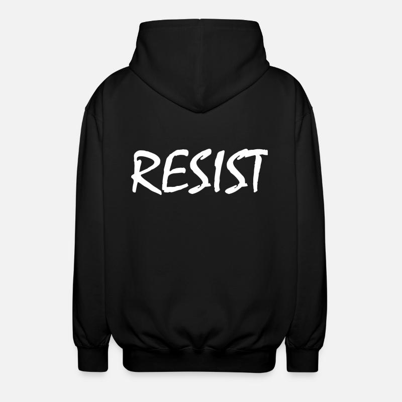 Resist - Veste à capuche unisexe - noir