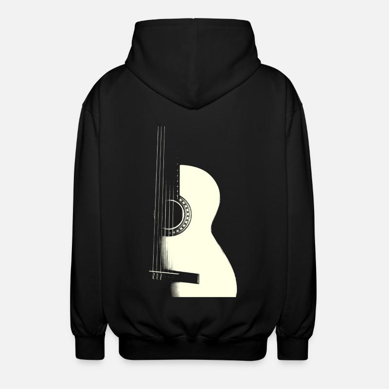 GUITAR - Veste à capuche unisexe - noir
