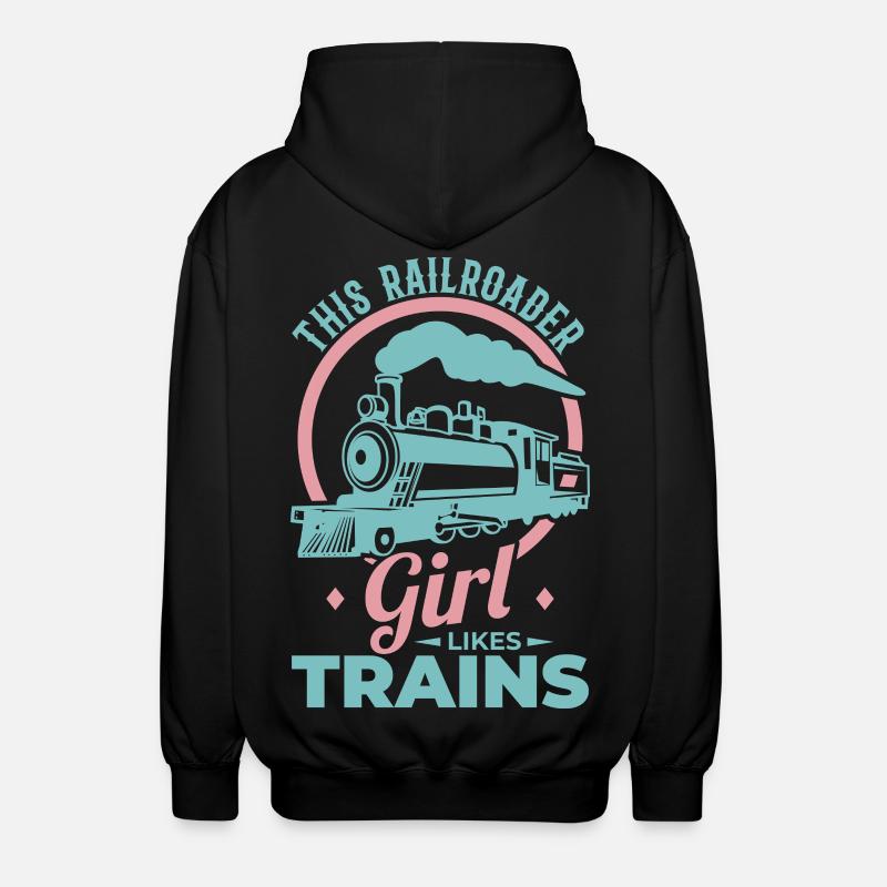 Fille de chemin de fer - Veste à capuche unisexe - noir