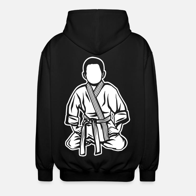 Judo Garçon - Veste à capuche unisexe - noir