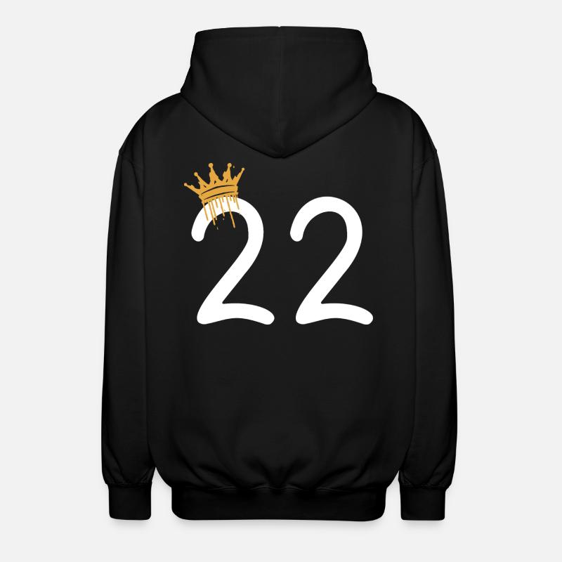 22 - Unisex Kapuzenjacke - Schwarz