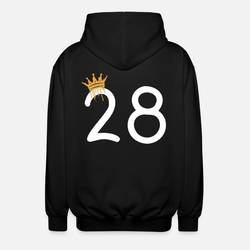 28 - Unisex Kapuzenjacke - Schwarz