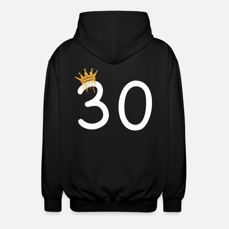30 - Unisex Kapuzenjacke - Schwarz